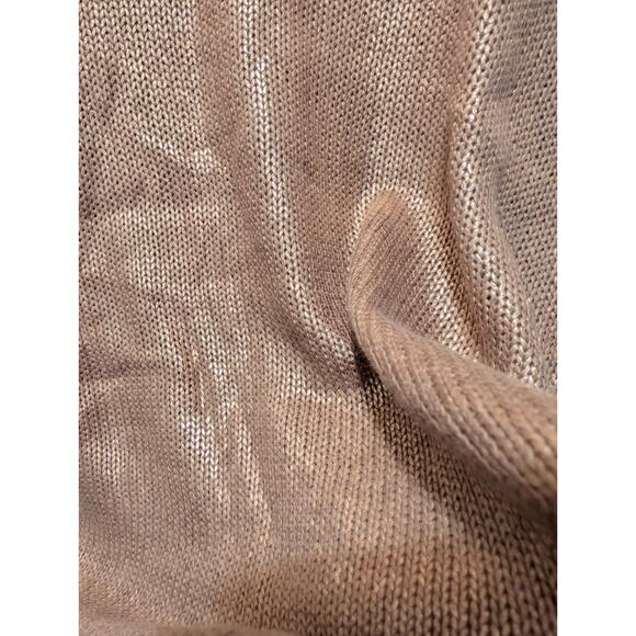 Retrology Pink Oversized Womens's Sweater with Gold Accents, Size Large - Picture 3 of 8